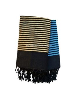 Fouta lurex argenté/doré