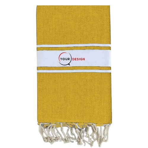 fouta-plate-authentique-jaune-moutarde-rayures-blanches-tunisie-store-objet-publicitaire