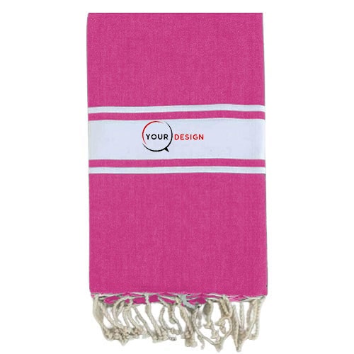 fouta-plate-authentique-rose-fushia-rayures-blanches-tunisie-store-objet-publicitaire