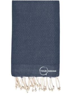 Fouta-nid-d-abeille-unie-bleu-jean-pur-coton-tunisie-store-objet-publicitaire