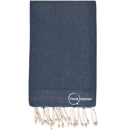 Fouta-nid-d-abeille-unie-bleu-jean-pur-coton-tunisie-store-objet-publicitaire