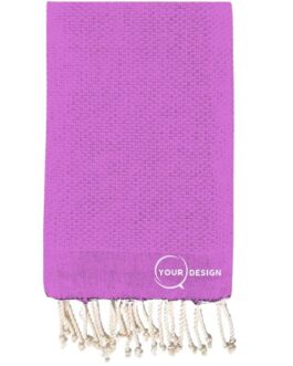 Fouta-nid-d-abeille-unie-mauve-pur-coton-tunisie-store-objet-publicitaire