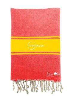 Fouta-plate-authentique-bicolore-rouge-or-tunisie-store-objet-publicitaire