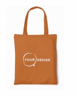 Tote bag toile coton marron personnalisé