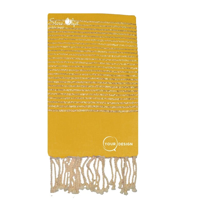 fouta-jaune-d-or-lurex-dore-tunisie-store-objet-publicitaire