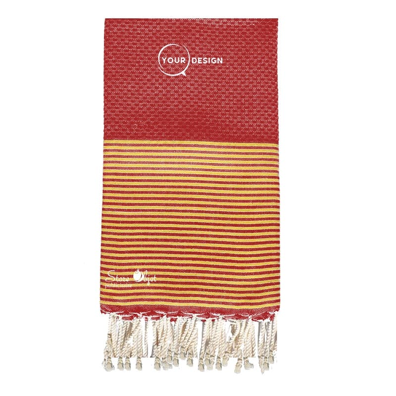 fouta-nid-d-abeille-fraise-ecrasee-lurex-dore-tunisie-store-objet-publicitaire