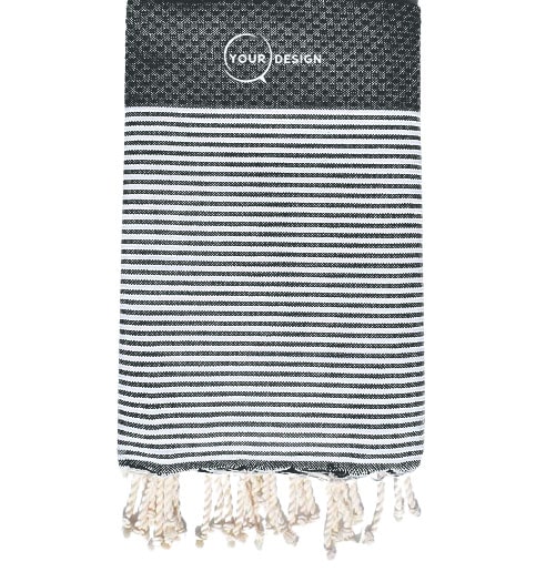 fouta-nid-d-abeille-gris-anthracide-tunisie-store-objet-publicitaire