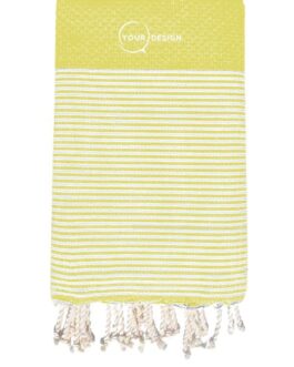 fouta-nid-d-abeille-jaune-pale-tunisie-store-objet-publicitaire