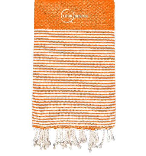 fouta-nid-d-abeille-orange-tunisie-store-objet-publicitaire