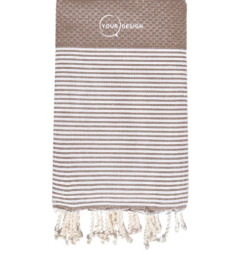 fouta-nid-d-abeille-rayee-taupe-tunisie-store-objet-publicitaire