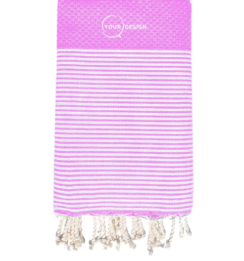 fouta-nid-d-abeille-rayee-violet-floral-tunisie-store-objet-publicitaire