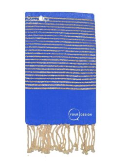 fouta-palte-bleu-roi-lurex-dore-tunisie-store-objet-publicitaire