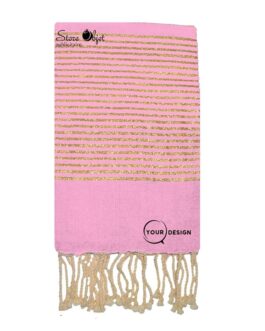 fouta-palte-rose-poudre-lurex-dore-tunisie-store-objet-publicitaire