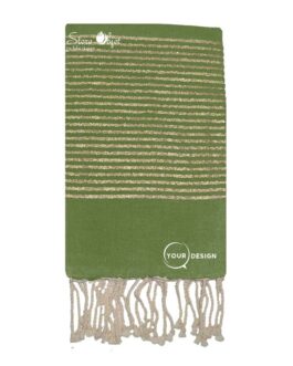 fouta-palte-vert-olive-lurex-dore-tunisie-store-objet-publicitaire