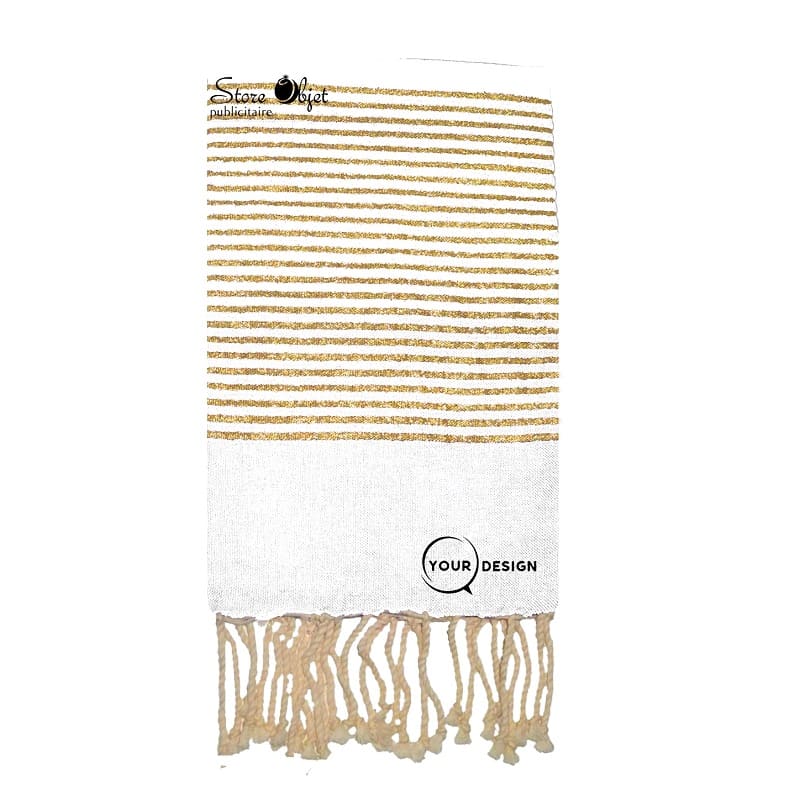 fouta-plate-blanche-lurex-dore-tunisie-store-objet-publicitaire