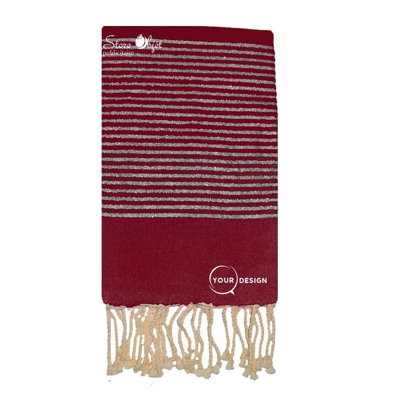 fouta-plate-bordeaux-lurex-argente-tunisie-store-objet-publicitaire