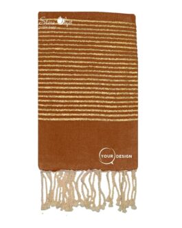 fouta-plate-caramel-lurex-dore-tunisie-store-objet-publicitaire