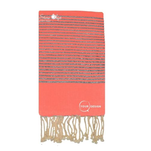 fouta-plate-corail-lurex-argente-tunisie-store-objet-publicitaire