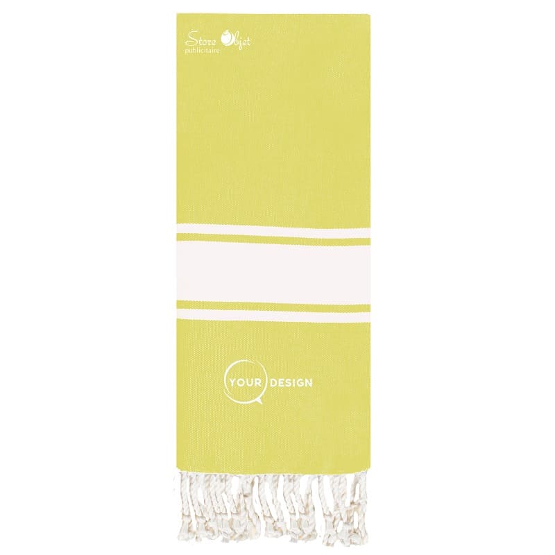 fouta-plate-enfant-jaune-pale-tunisie-store-objet-publicitaire