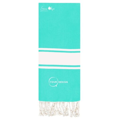 fouta-plate-enfant-turquoise-tunisie-store-objet-publicitaire