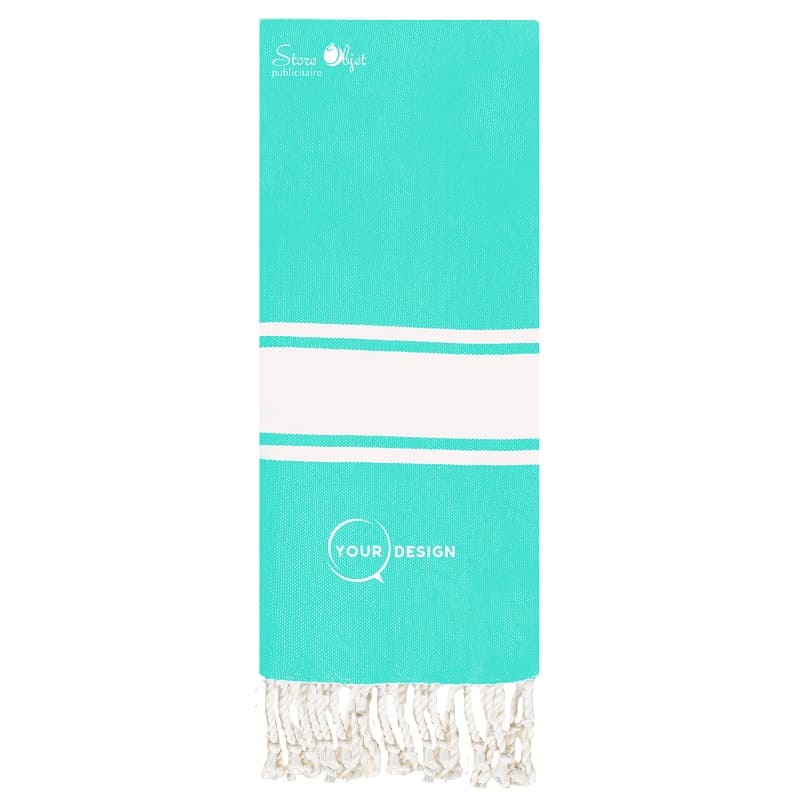 fouta-plate-enfant-turquoise-tunisie-store-objet-publicitaire