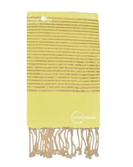 fouta-plate-jaune-pale-lurex-dore-tunisie-store-objet-publicitaire