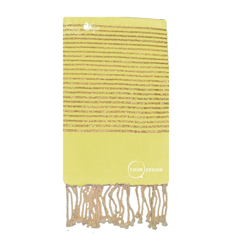 fouta-plate-jaune-pale-lurex-dore-tunisie-store-objet-publicitaire