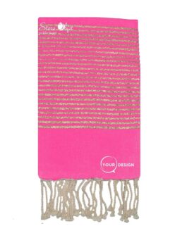 fouta-plate-lurex-dore-rose-fushia-tunisie-store-objet-publicitaire