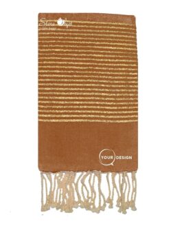 fouta-plate-marron-lurex-dore-tunisie-store-objet-publicitaire