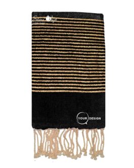 fouta-plate-noir-lurex-dore-tunisie-store-objet-publicitaire