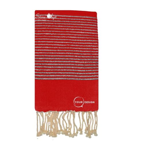 fouta-plate-rouge-cerise-lurex-argente-tunisie-store-objet-publicitaire