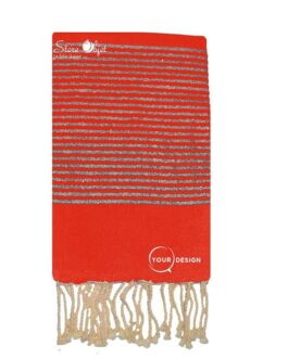 fouta-plate-rouge-tomate-lurex-argente-tunisie-store-objet-publicitaire