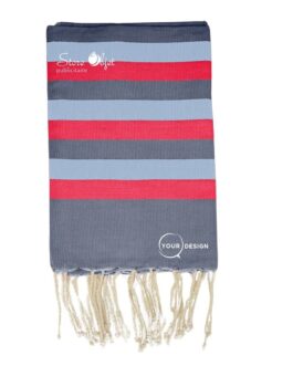 fouta-tricolore-classique-2-tons-bleu-rouge-tunisie-store-objet-publicitaire