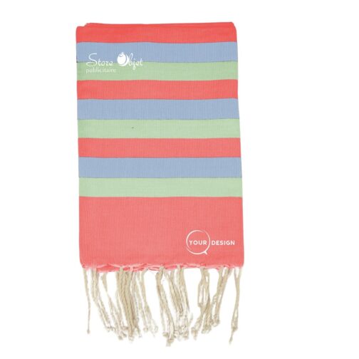 fouta-tricolore-classique-serenite-et-douceur-tunisie-store-objet-publicitaire