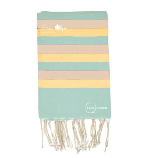 fouta-tricolore-classique-vert-beige-jaune-tunisie-store-objet-publicitaire