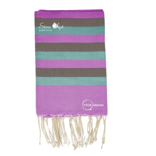 fouta-tricolore-classique-violet-noir-vert-tunisie-store-objet-publicitaire