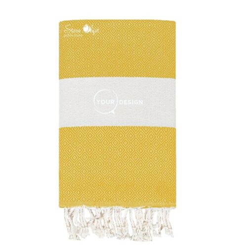 Fouta-chevron-diamant-jaune-moutarde-tunisie-store-objet-publicitaire