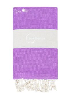 Fouta-chevron-diamant-lilas-tunisie-store-objet-publicitaire