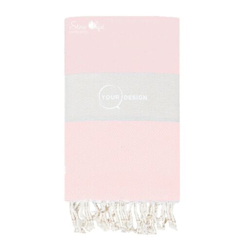 Fouta-chevron-diamant-rose-poudre-tunisie-store-objet-publicitaire