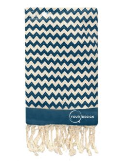 Fouta-chevron-zig-zag-bleu-jean-tunisie-store-objet-publicitaire