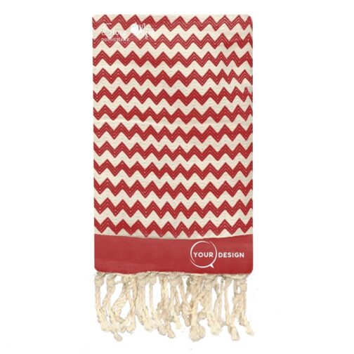 Fouta-jacquard-zig-zag-fraise-ecrase-tunisie-store-objet-publicitaire