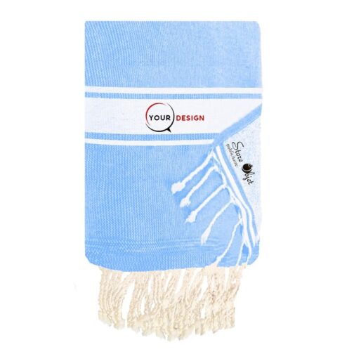 fouta-doublee-eponge-plate-bleu-ciel-tunisie-store-objet-publicitaire