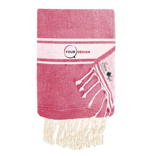 fouta-doublee-eponge-plate-magenta-tunisie-store-objet-publicitaire