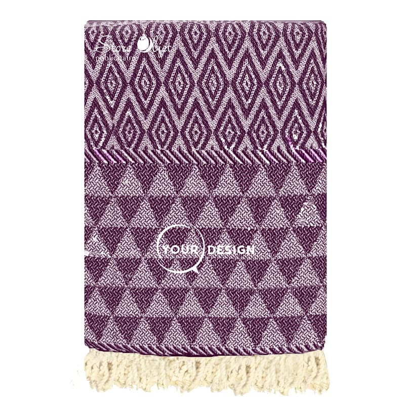 fouta-jacquard-diamant-aubergine-tunisie-store-objet-publicitaire