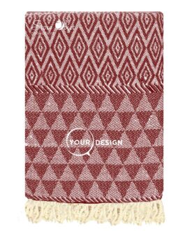 fouta-jacquard-diamant-bourgogne-tunisie-store-objet-publicitaire