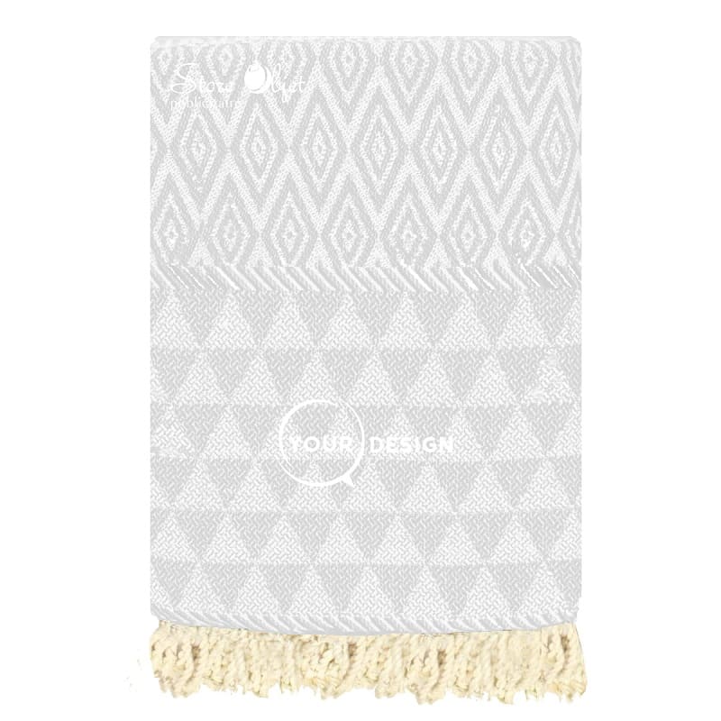 fouta-jacquard-diamant-gris-clair-tunisie-store-objet-publicitaire