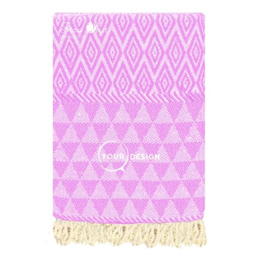 fouta-jacquard-diamant-lilas-tunisie-store-objet-publicitaire