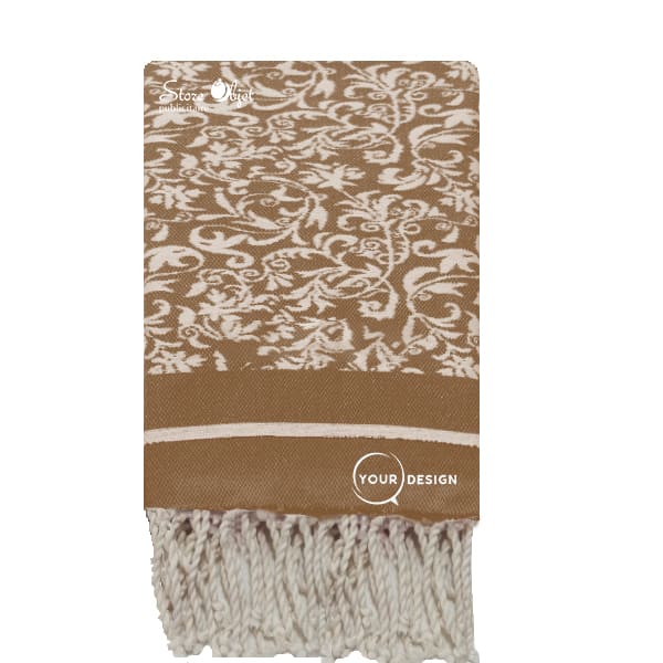 fouta-jacquard-florale-canelle-tunisie-store-objet-publicitaire