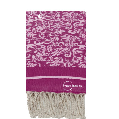 fouta-jacquard-florale-prunelle-tunisie-store-objet-publicitaire