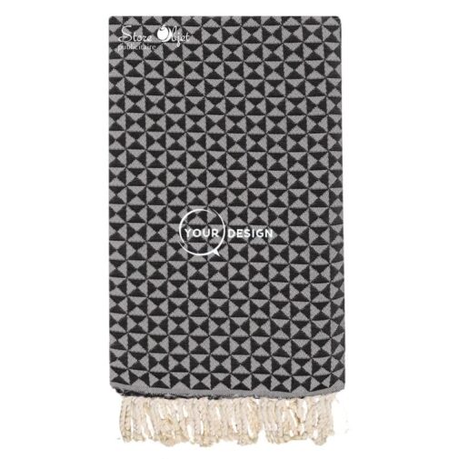 fouta-jacquard-papillon-noir-tunisie-store-objet-publicitaire